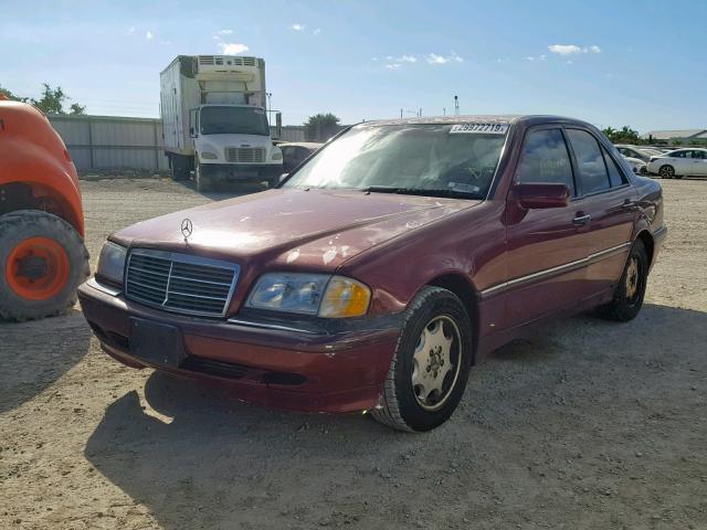 WDBHA29G5XA677916 - 1999 MERCEDES-BENZ C 280 MAROON photo 2