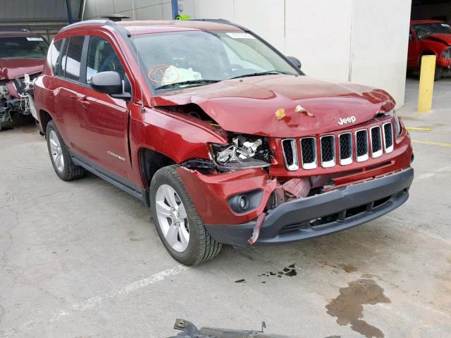1C4NJDBB0GD697875 - 2016 JEEP COMPASS SP RED photo 1