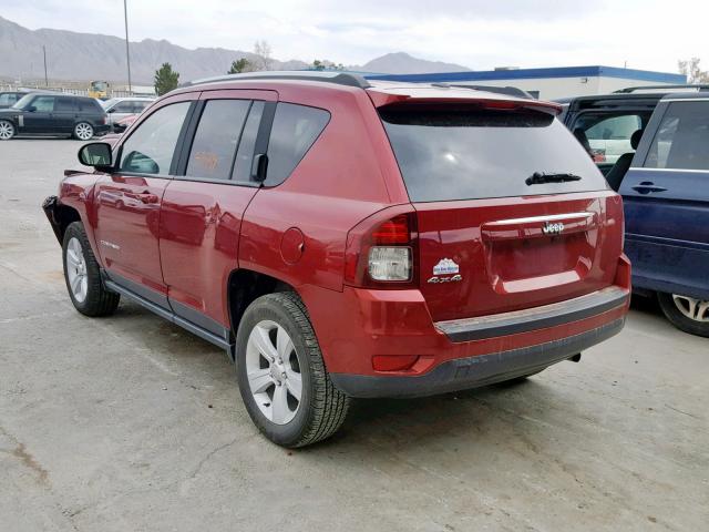 1C4NJDBB0GD697875 - 2016 JEEP COMPASS SP RED photo 3