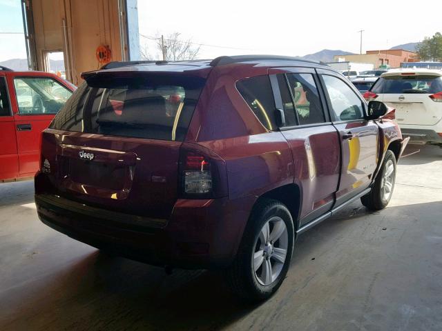 1C4NJDBB0GD697875 - 2016 JEEP COMPASS SP RED photo 4