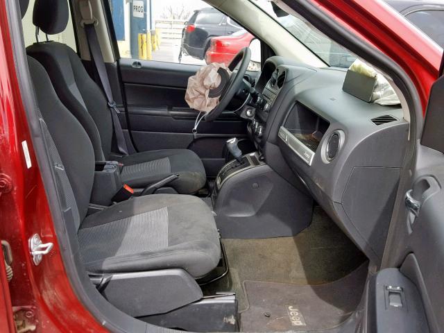 1C4NJDBB0GD697875 - 2016 JEEP COMPASS SP RED photo 5