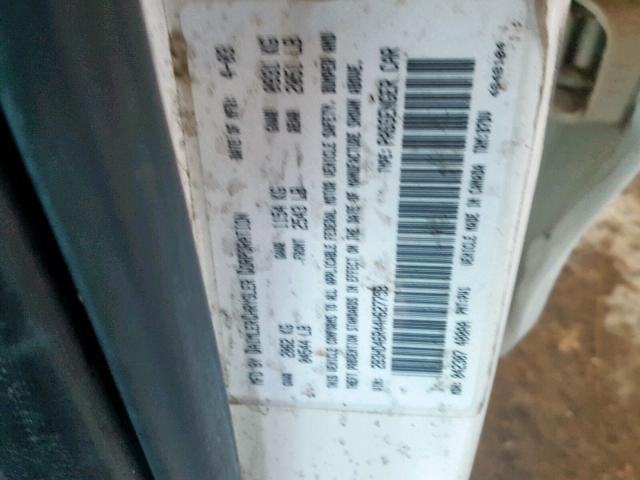 2B3HD46R44H627758 - 2004 DODGE INTREPID S 白色 照片 10