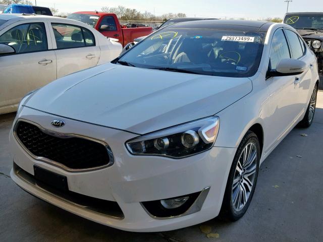 KNALN4D77G5216449 - 2016 KIA CADENZA LU WHITE photo 2