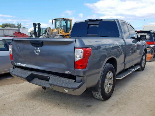 1N6AA1C63HN568973 - 2017 NISSAN TITAN SV GRAY photo 4