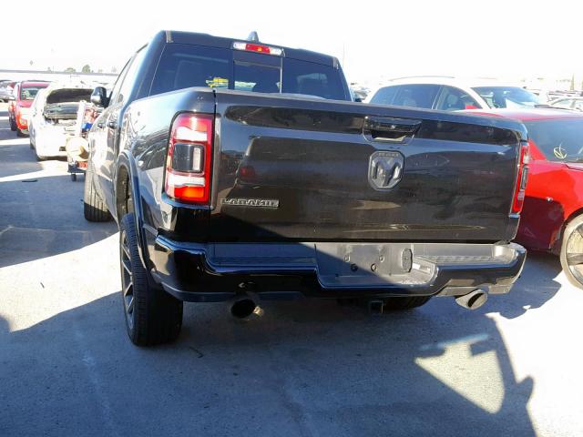 1C6RREJTXKN638689 - 2019 RAM 1500 LARAM BLACK photo 3