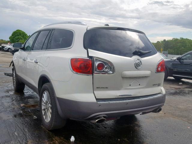 5GAKRCED5CJ167787 - 2012 BUICK ENCLAVE WHITE photo 3