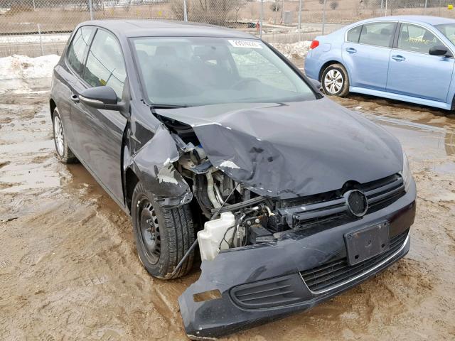 WVWAA7AJ6BW074024 - 2011 VOLKSWAGEN GOLF 黑色 照片 1