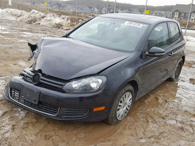 WVWAA7AJ6BW074024 - 2011 VOLKSWAGEN GOLF 黑色 照片 2