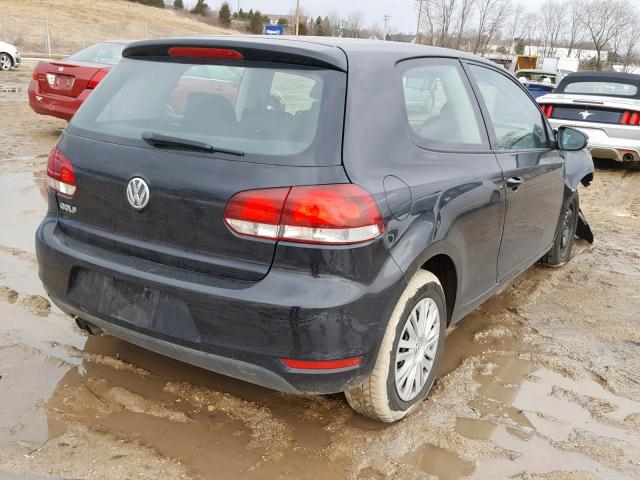 WVWAA7AJ6BW074024 - 2011 VOLKSWAGEN GOLF 黑色 照片 4