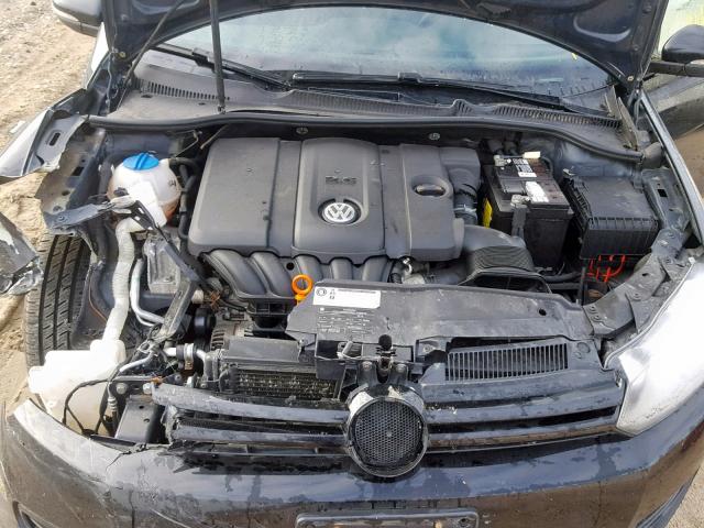 WVWAA7AJ6BW074024 - 2011 VOLKSWAGEN GOLF 黑色 照片 7