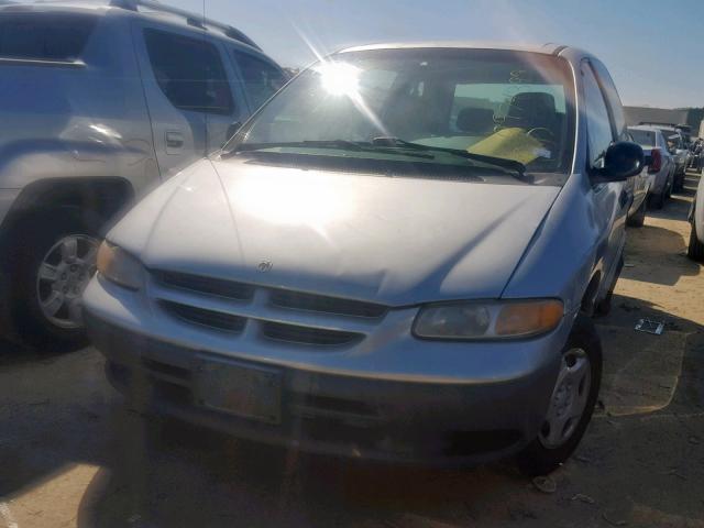 2B4FP25B4YR509020 - 2000 DODGE CARAVAN SILVER photo 2