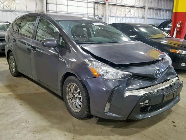 JTDZN3EU8FJ029531 - 2015 TOYOTA PRIUS V GRAY photo 1