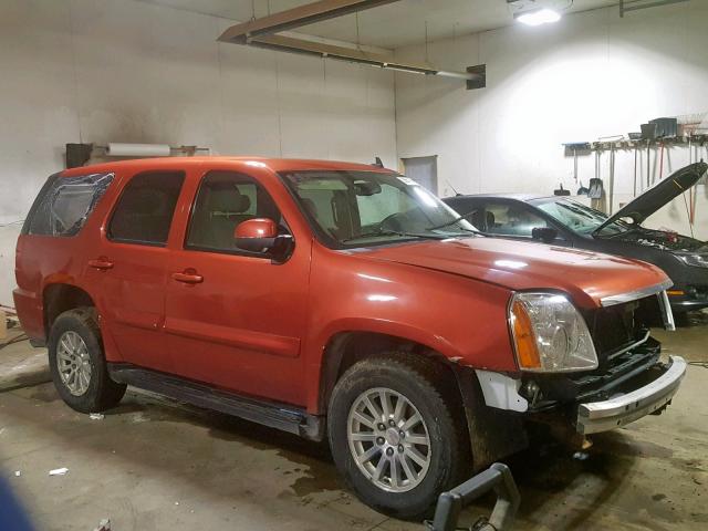 1GKFC13588R203678 - 2008 GMC YUKON HYBR RED photo 1