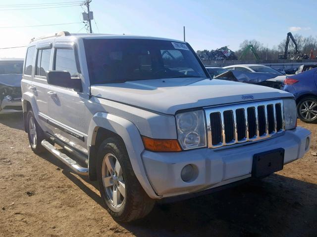 1J8HG48P57C601087 - 2007 JEEP COMMANDER WHITE photo 1
