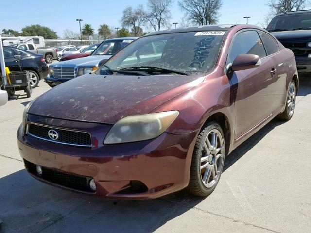JTKDE177560075077 - 2006 TOYOTA SCION TC მუქწითელი ფოტო 2