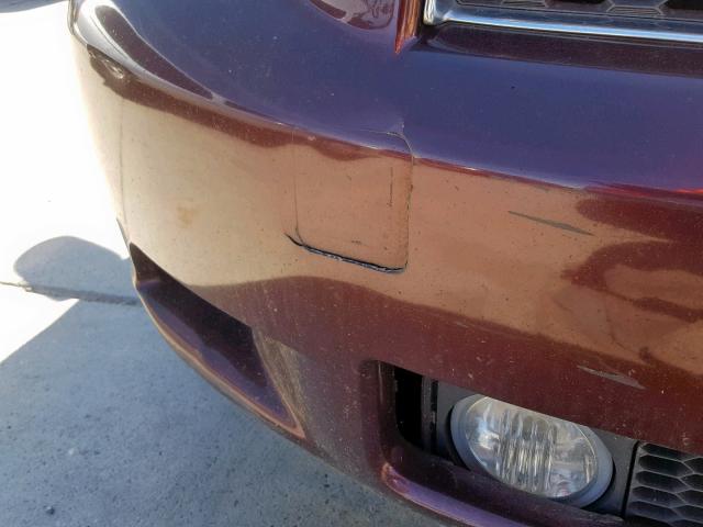 JTKDE177560075077 - 2006 TOYOTA SCION TC მუქწითელი ფოტო 9