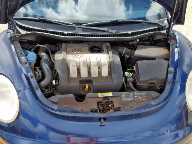3VWRR31C06M416804 - 2006 VOLKSWAGEN NEW BEETLE Blau Foto 7
