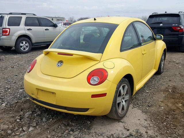 3VWPR31C16M407441 - 2006 VOLKSWAGEN NEW BEETLE Sarı foto 4