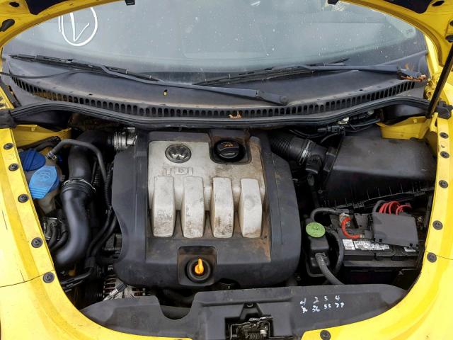 3VWPR31C16M407441 - 2006 VOLKSWAGEN NEW BEETLE Sarı foto 7