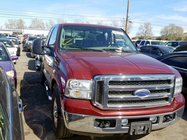 1FTWX30P35EB71405 - 2005 FORD F350 SRW S MAROON photo 1