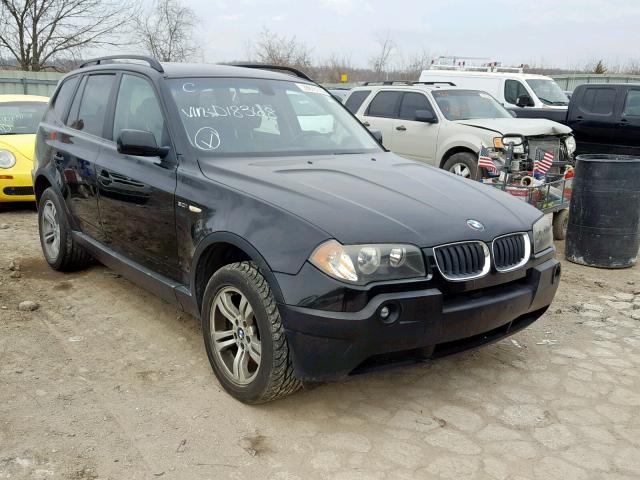 WBXPA93405WD18368 - 2005 BMW X3 3.0I BLACK photo 1