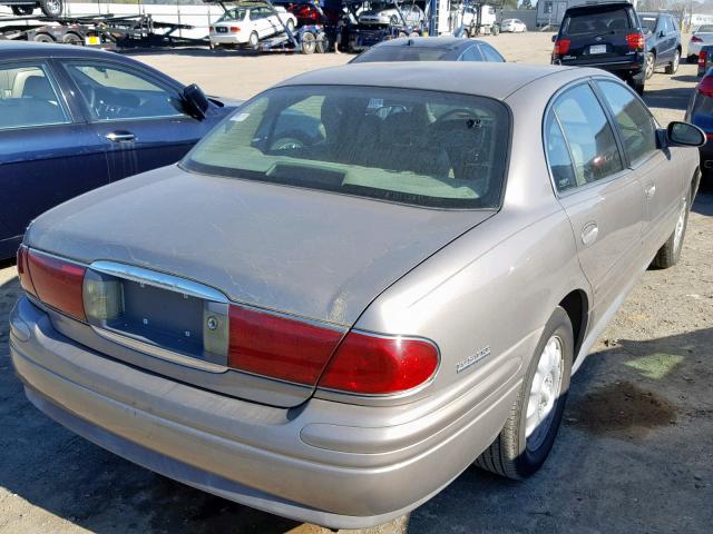 1G4HR54K41U207711 - 2001 BUICK LESABRE LI BEIGE photo 4