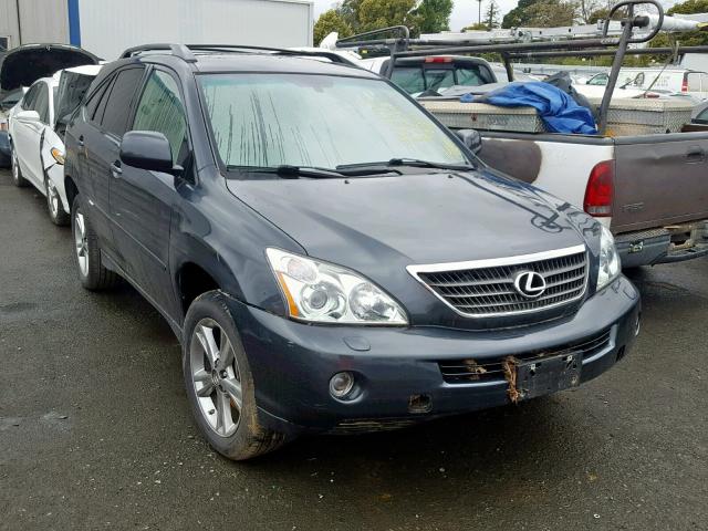 JTJHW31U872024644 - 2007 LEXUS RX 400H CHARCOAL photo 1