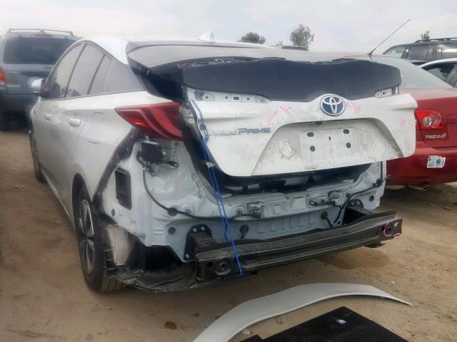 JTDKARFP4H3024696 - 2017 TOYOTA PRIUS PRIM 白色 照片 3