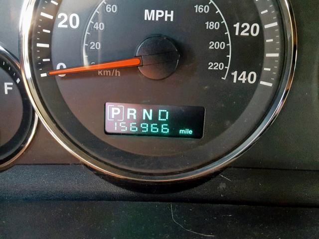 1J8HG58N26C106302 - 2006 JEEP COMMANDER SILVER photo 8