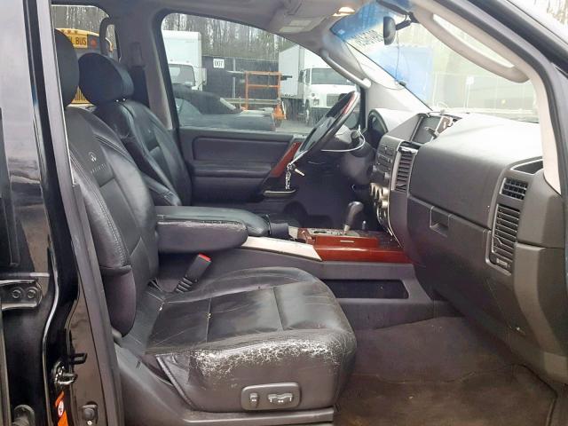 5N3AA08A04N807399 - 2004 INFINITI QX56 BLACK photo 5