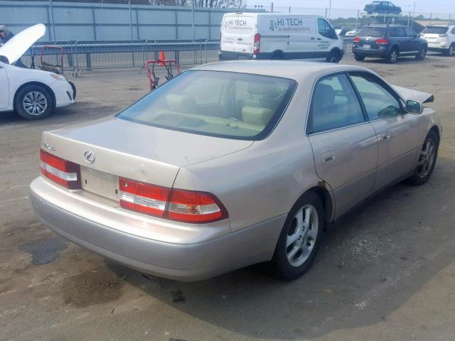 JT8BF28G0Y5082698 - 2000 LEXUS ES 300 GOLD photo 4