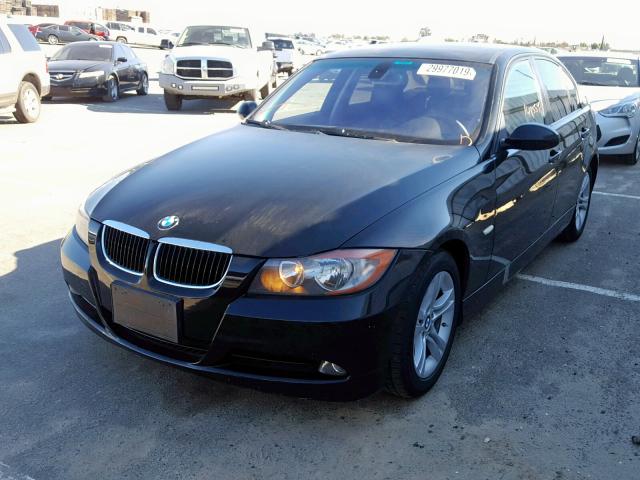 WBAVC53548FZ86690 - 2008 BMW 328 I SULE BLACK photo 2