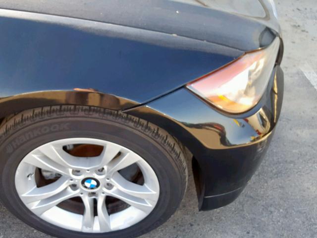 WBAVC53548FZ86690 - 2008 BMW 328 I SULE BLACK photo 9