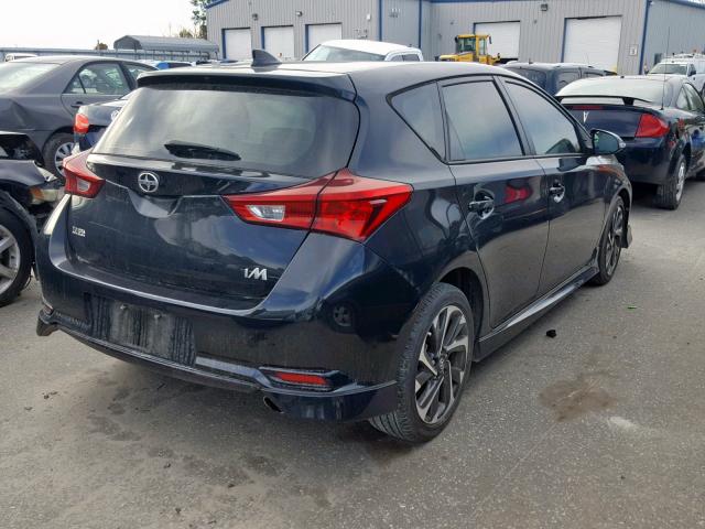 JTNKARJE3GJ514140 - 2016 TOYOTA SCION IM BLACK photo 4