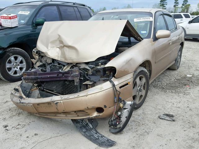 1G1NE52JX3M640202 - 2003 CHEVROLET MALIBU LS GOLD photo 2