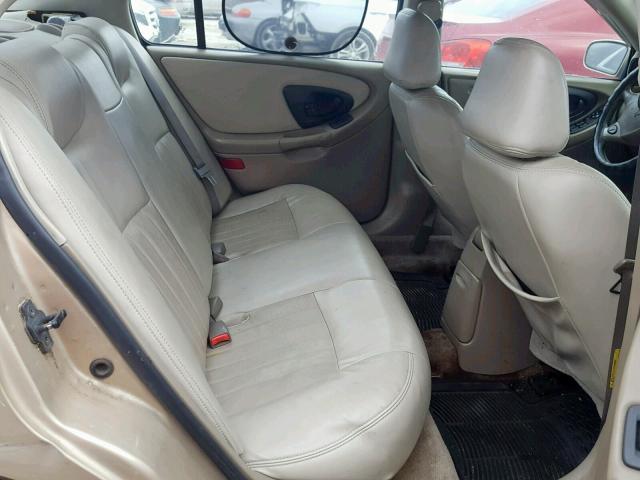 1G1NE52JX3M640202 - 2003 CHEVROLET MALIBU LS GOLD photo 6