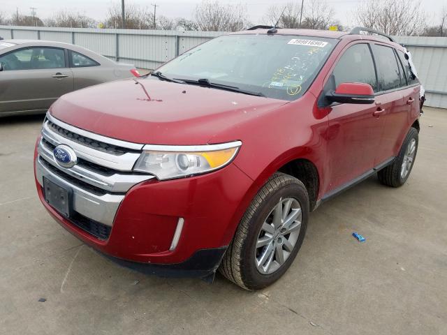 2FMDK3JC6EBB85565 - 2014 FORD EDGE SEL  photo 2