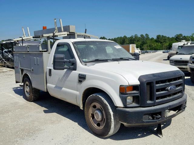 1FDSF30518EC32878 - 2008 FORD F350 SRW S WHITE photo 1