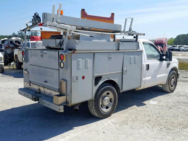 1FDSF30518EC32878 - 2008 FORD F350 SRW S WHITE photo 4