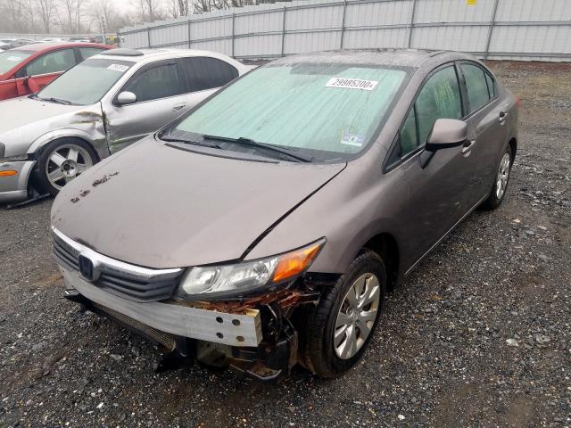 19XFB2F58CE017630 - 2012 HONDA CIVIC LX  photo 2