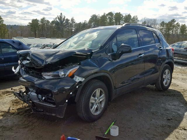 KL7CJLSB5KB791107 - 2019 CHEVROLET TRAX 1LT BLACK photo 2