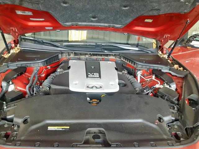 JN1BV7AP3EM681448 - 2014 INFINITI Q50 BASE RED photo 7