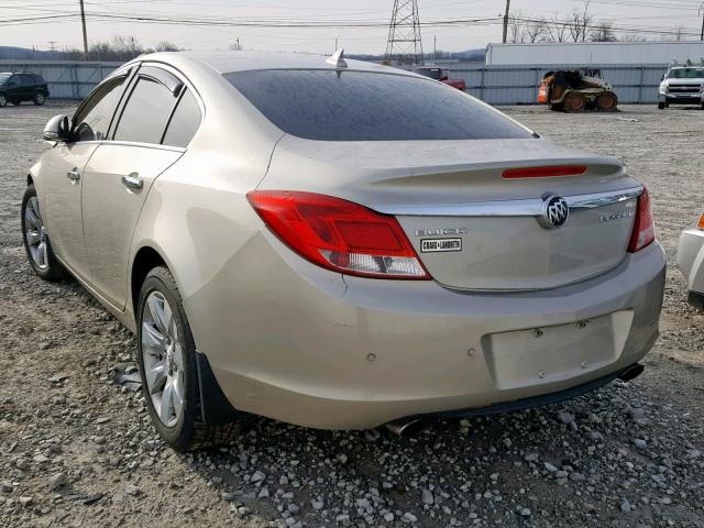 2G4GS5EV7D9161575 - 2013 BUICK REGAL PREM TAN photo 3