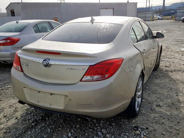 2G4GS5EV7D9161575 - 2013 BUICK REGAL PREM TAN photo 4