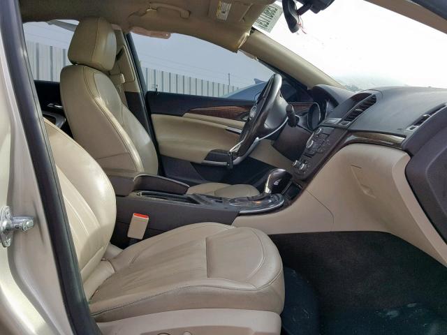 2G4GS5EV7D9161575 - 2013 BUICK REGAL PREM TAN photo 5