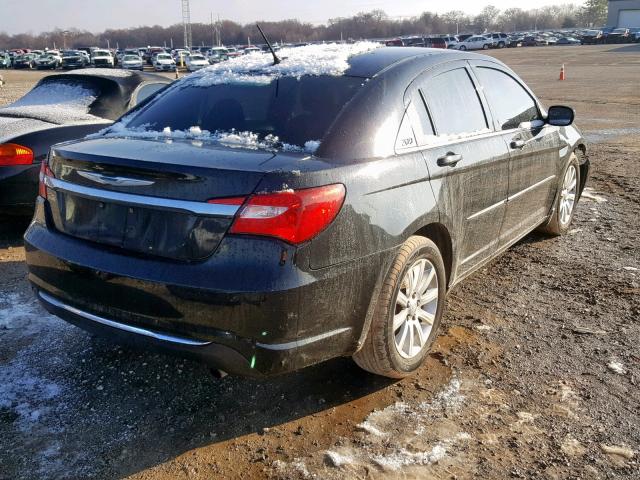 1C3CCBBB6CN166775 - 2012 CHRYSLER 200 TOURIN BLACK photo 4