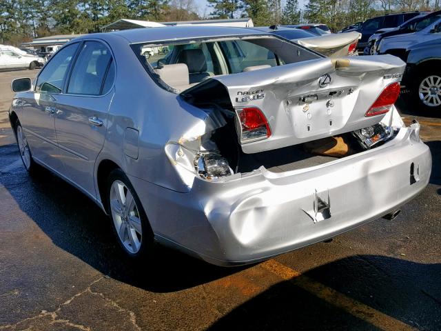 JTHBA30G955093226 - 2005 LEXUS ES 330 SILVER photo 3