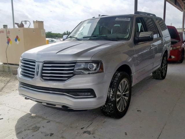 5LMJJ2HT9FEJ09573 - 2015 LINCOLN NAVIGATOR Argent photo 2