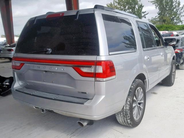5LMJJ2HT9FEJ09573 - 2015 LINCOLN NAVIGATOR Argent photo 4
