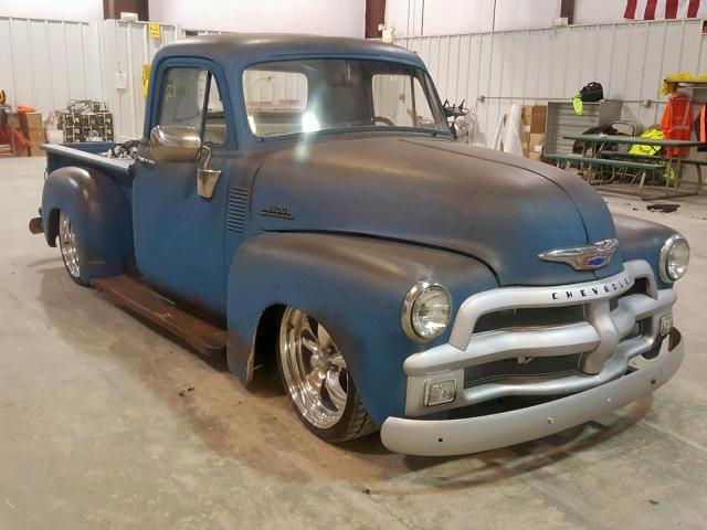 H54S014433 - 1954 CHEVROLET PICKUP3100 BLUE photo 1